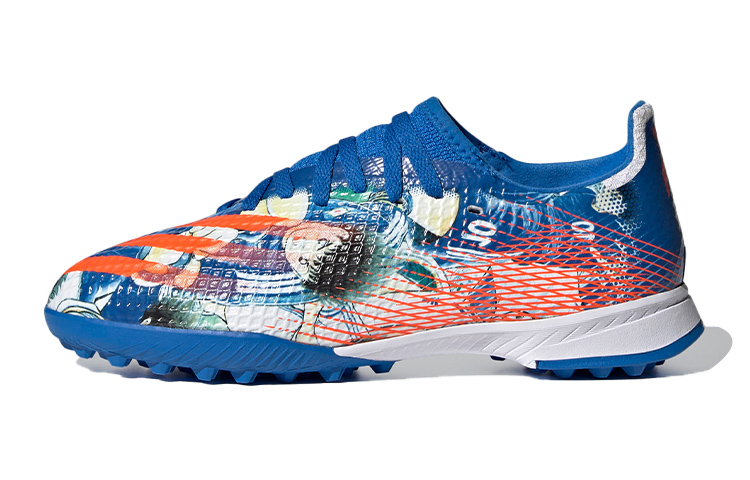 Детские кроссовки adidas X Ghosted (бело-синие)