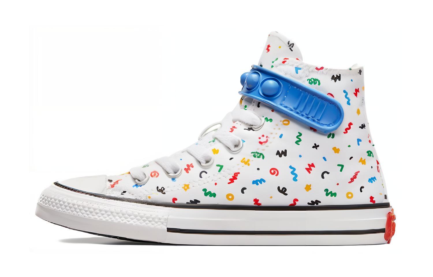 Кеды Converse Converse Chuck Taylor All Star (белые с граффити)