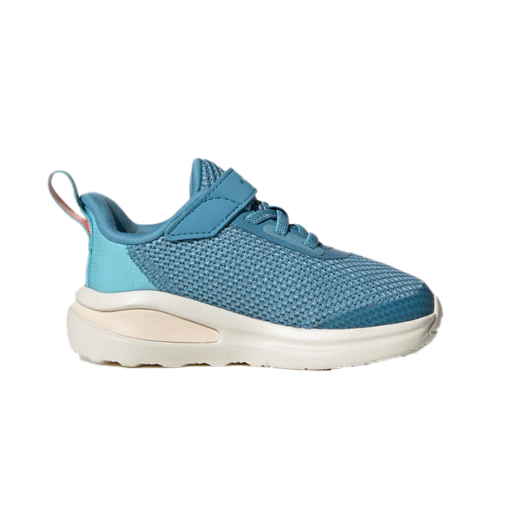 Детские кроссовки adidas Fortarun El I (сине-оранжево-белые) — Синий / оранжевый / белый — фото 2