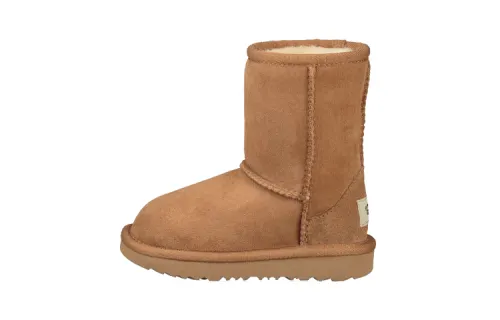 UGG Classic II comfortable and versatile anti-kick shock-absorbing children's boots maroon small and medium-sized children