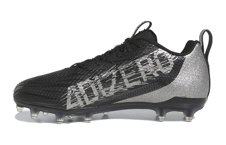 Бутсы adidas Adizero Spark (черно-серебристые)