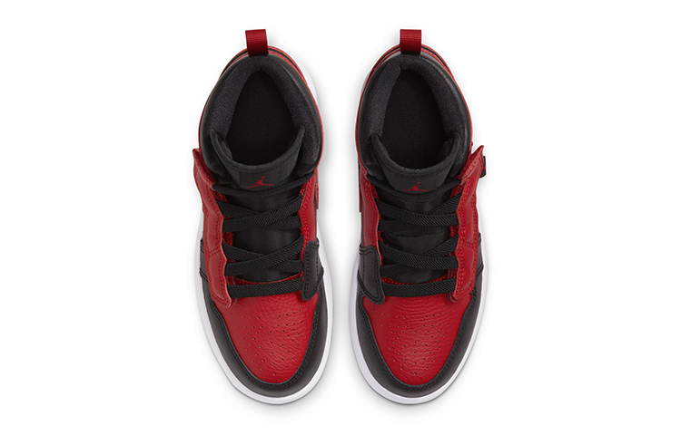 Кеды Jordan Air Jordan 1 mid alt (черно-красные) — фото 6