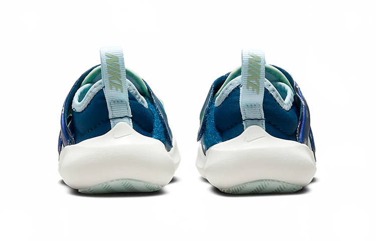 Детские кроссовки Nike (зелено-серебристые) — фото 6