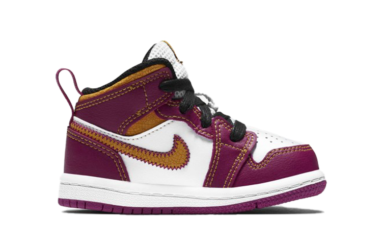 Детские кроссовки Jordan 1 Mid "Familia" (разноцветные) — фото 4