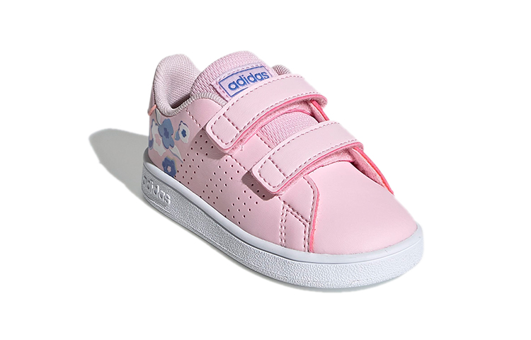 Детские кроссовки adidas neo ADVANTAGE (розовый/белый/синий) — Розовый / белый / синий — фото 3