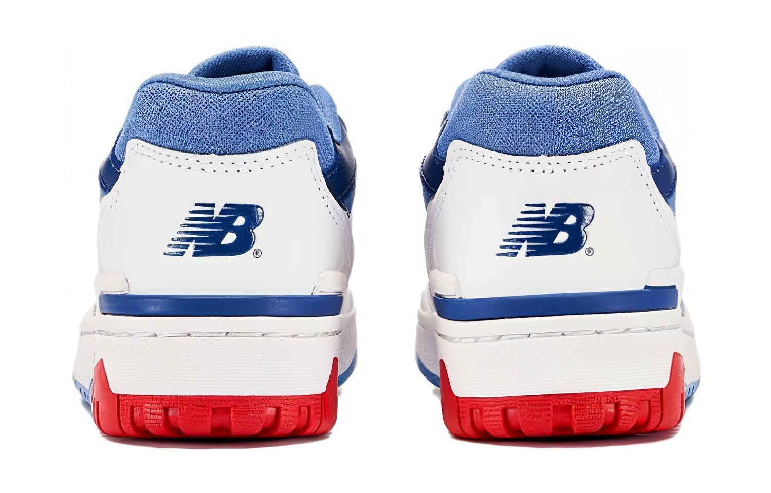 Детские кеды New Balance 550 (бело-красные) — Белыйкрасный — фото 5