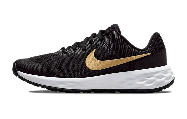 Nike Revolution 6 'Black Metallic Gold' GS