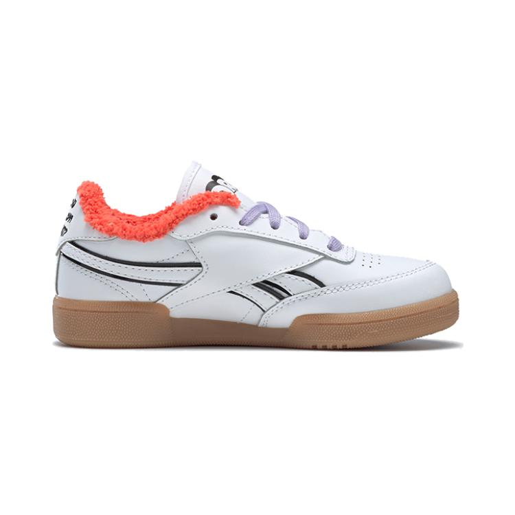 Кеды Tom TomJerry x Reebok Club C Revenge (бело-оранжевые) — фото 2