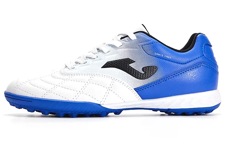 Joma Abrasion Resistant Slip Resistant Low top Soccer Shoes White Blue Gradient Kids'