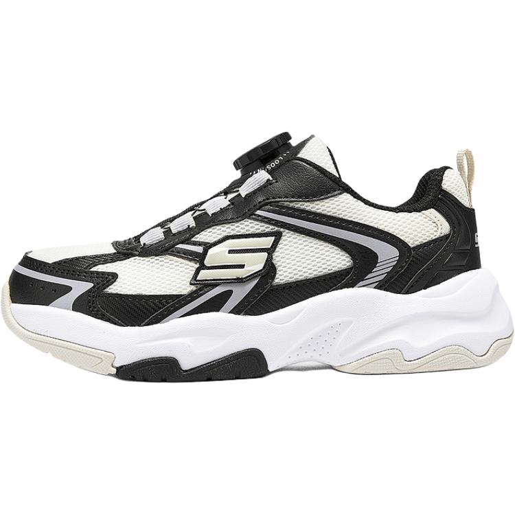 Детские кроссовки Skechers (черно-серые)
