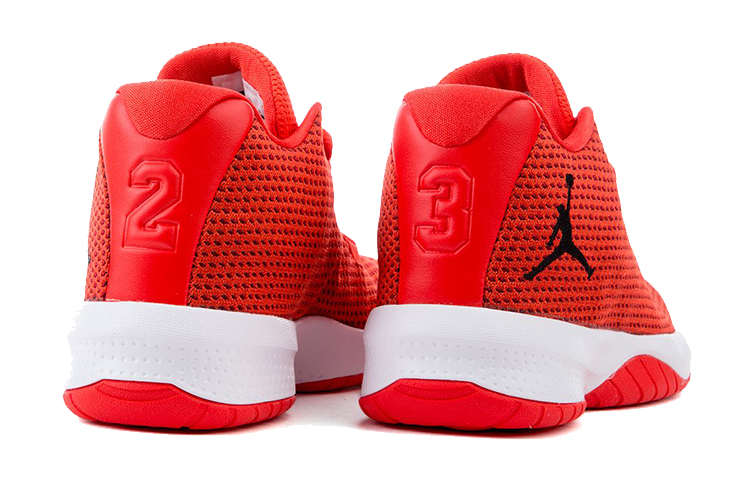 Кроссовки Jordan B. FLY GS (красно-белые) — фото 4