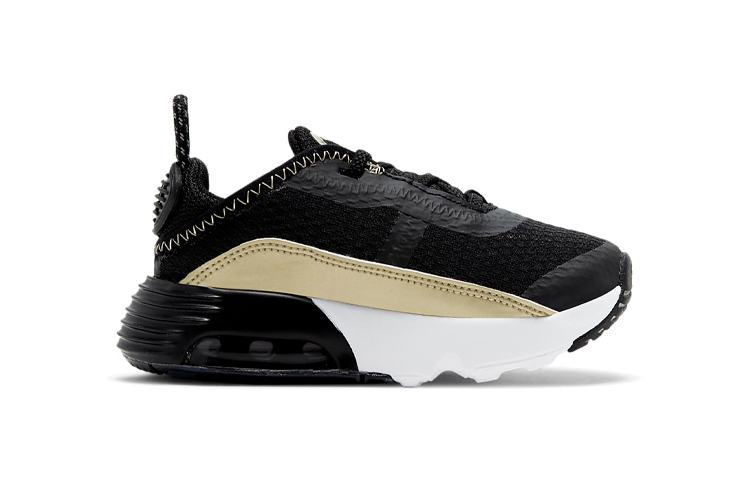 Детские кроссовки Nike Air Max 2090 (черно-золотой) — Чёрный / золотой — фото 3