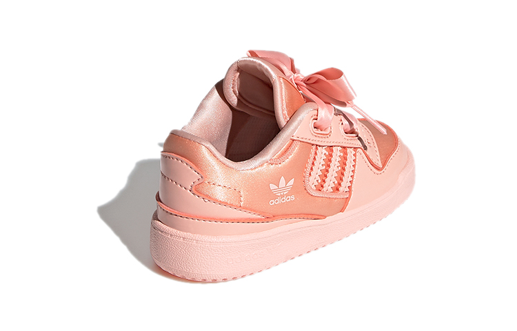 Детские кроссовки adidas originals FORUM Satin Low I (розовый) — фото 6