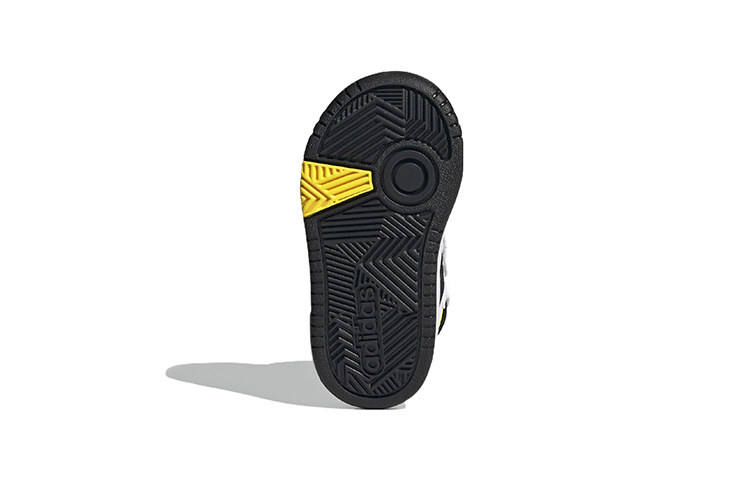 Детские кеды adidas neo Hoops Mid (черно-белые) — фото 6