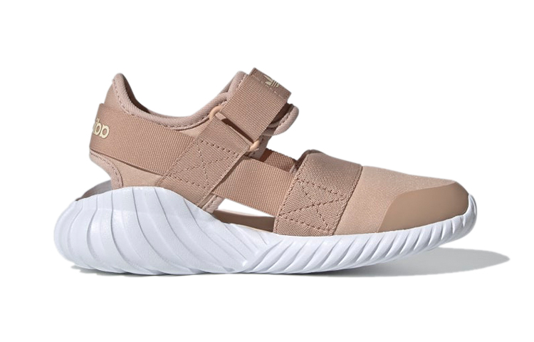 Детские сандалии adidas originals Doom Sandals C (светло-коричневые) — фото 2