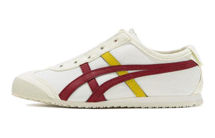Кеды Onitsuka Kids (бежево-красные)