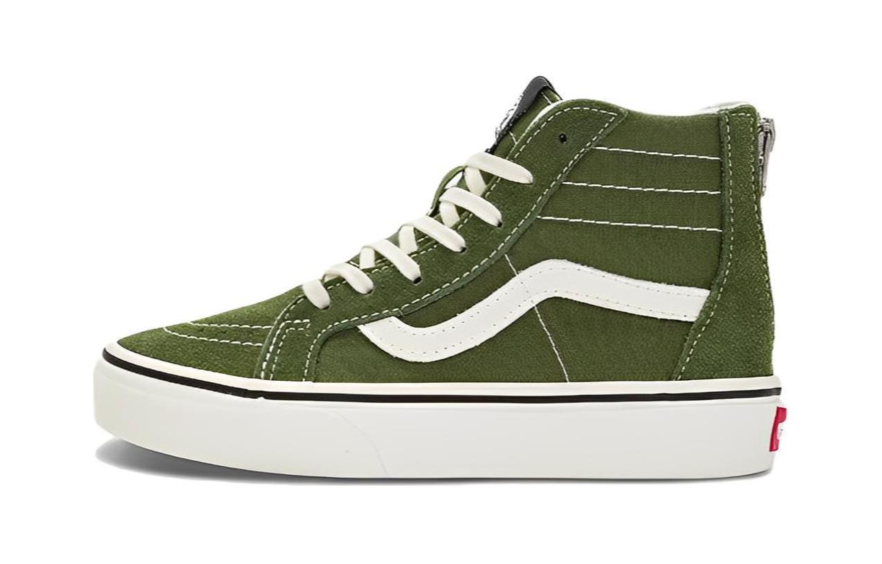 Детские кеды Vans SK8 Zip (зеленые)