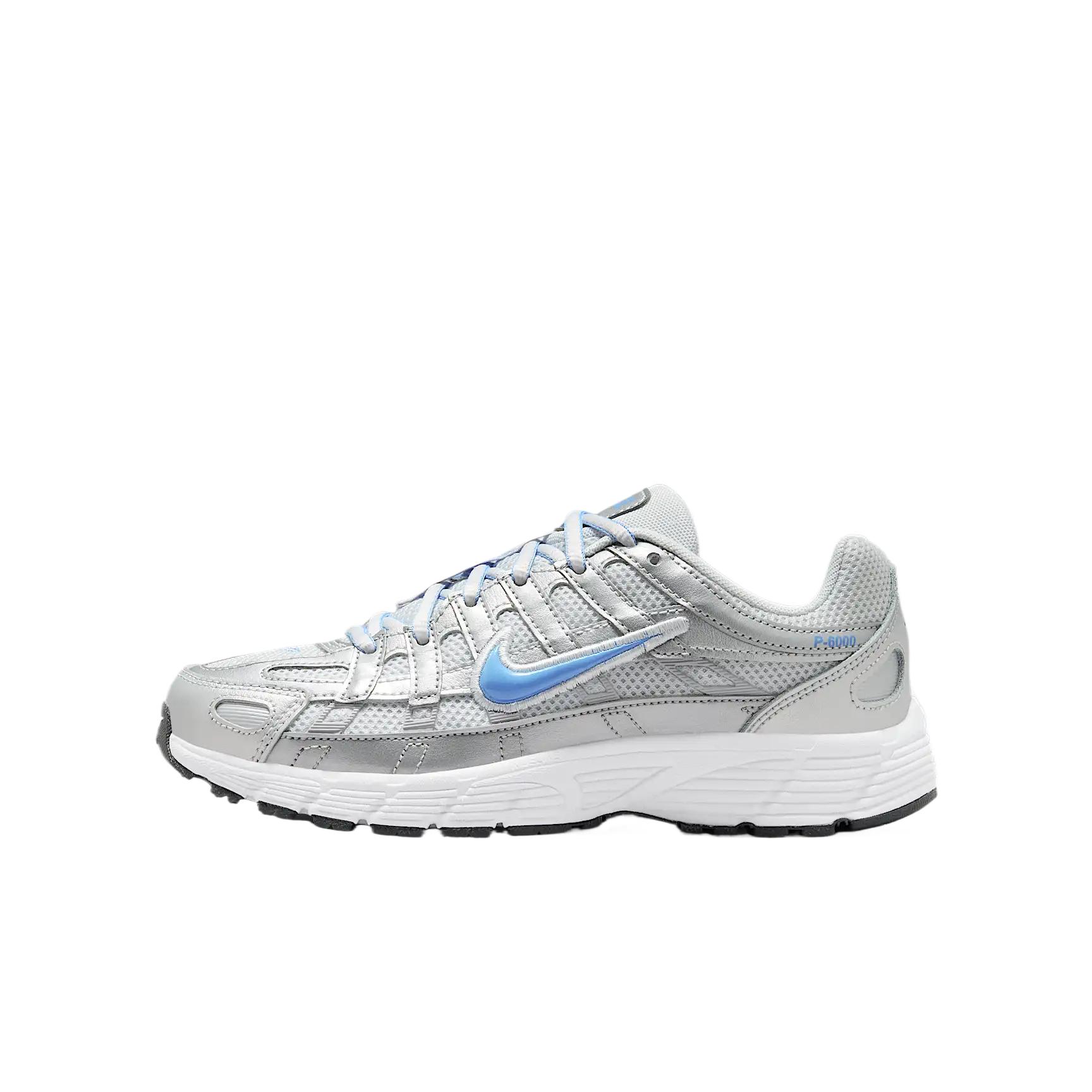 Кроссовки Nike NikeP-6000 GS (серебристые)