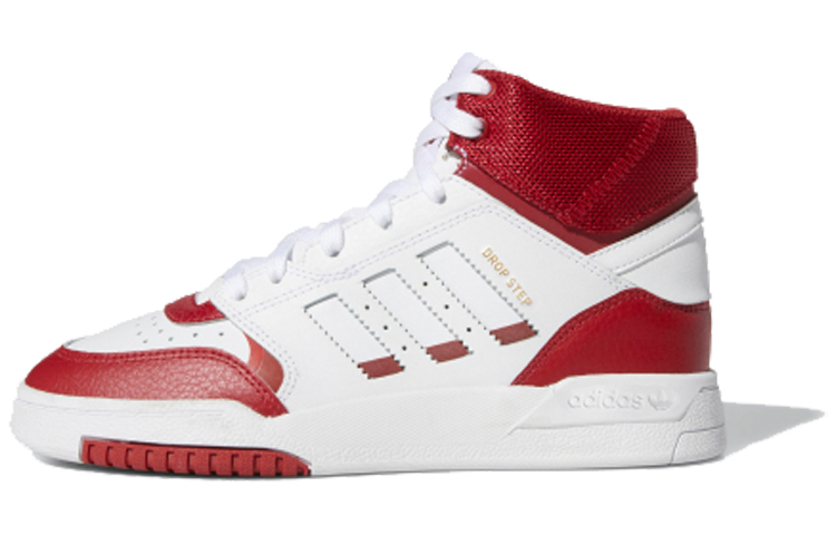 Кеды adidas originals Drop Step 2.0 J (бело-красные)