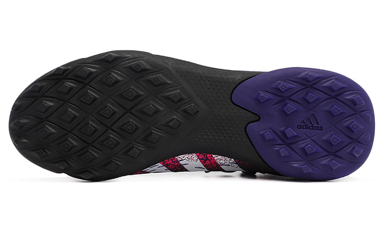 Кроссовки adidas.4 TF (черно-бело-фиолетовые) — фото 6