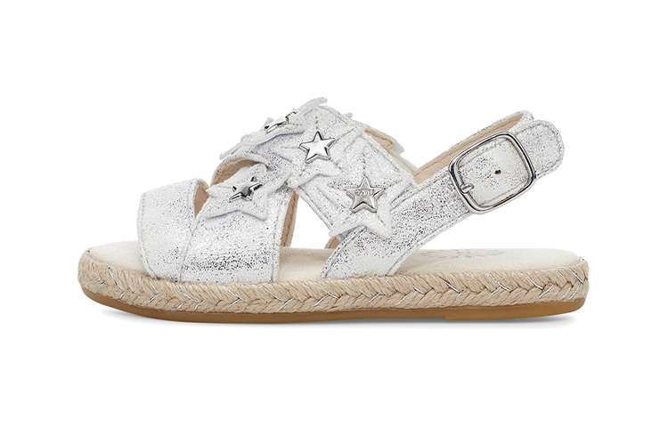 Сандалии UGG Allairey Stars (серебряные)