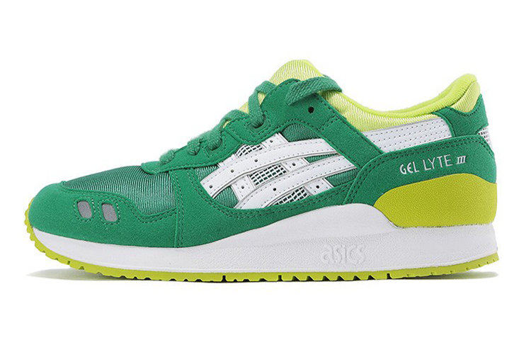 Кроссовки ASICS Gel-Lyte 3 (зелено-желтые)