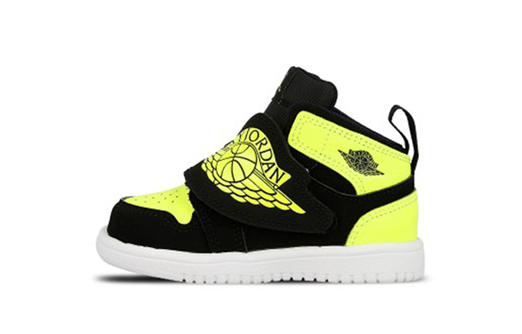 Детские кроссовки Jordan Jordan Air 1 (черно-желтый)