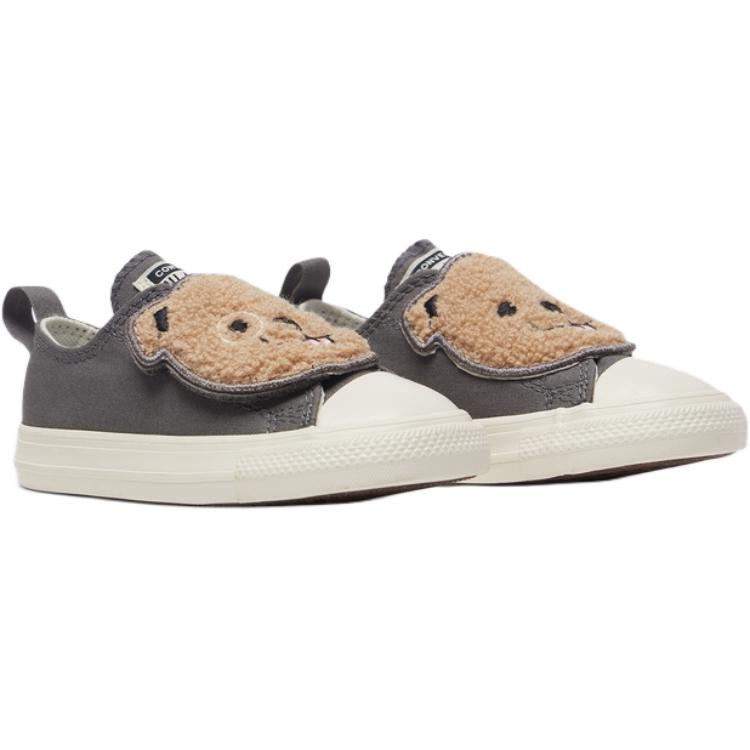 Детские кеды Converse All Star One Strap (серый / белый) — фото 4