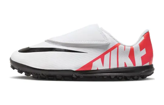 Nike Slip Resistant Abrasion Resistant Low top Soccer Shoes Bright Red Kids'