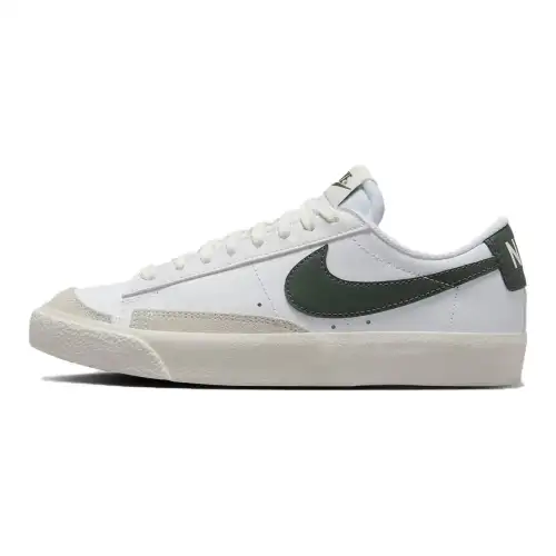 Nike Blazer Low '77 Low top Skateboard Shoes White Green Unisex