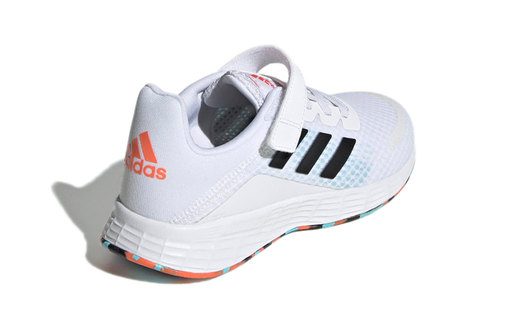 Кроссовки adidas Duramo Sl (бело-черно-синие) — Белый / чёрный / синий — фото 4