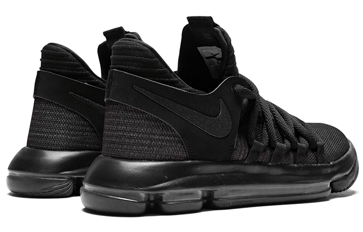 Мужские кроссовки Nike KD 10 (черные) — фото 4