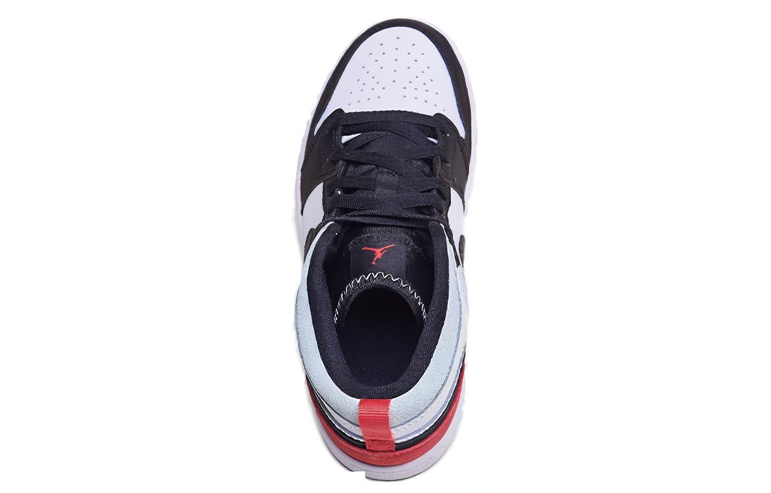 Кроссовки Jordan Air Jordan 1 (красный / белый / черный) — Красный / белый / чёрный — фото 5