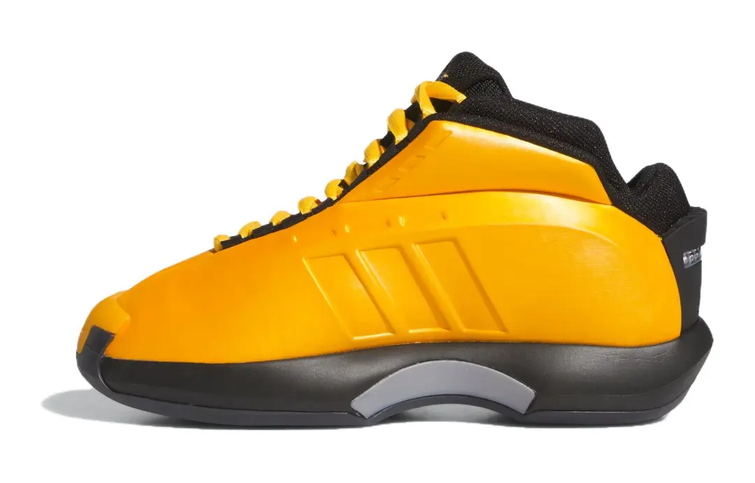 Adidas Originals Crazy BYW 1.0 Synthetic Leather Cushioning, Wear Resistant Mid top Children's Basketball Shoes Orange