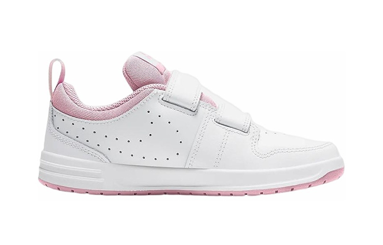 Детские кеды Nike Pico 5 (бело-розовые) — фото 4