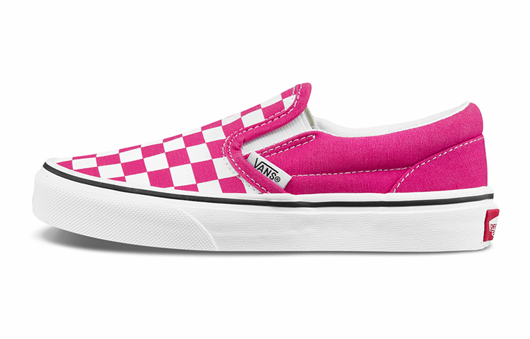 Кеды Vans slip-on (розово-белые)