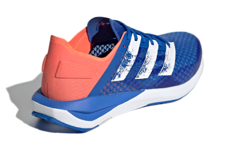 Детские кроссовки adidas Rapidafaito Summer.Rdy J (сине-бело-розовые) — фото 4