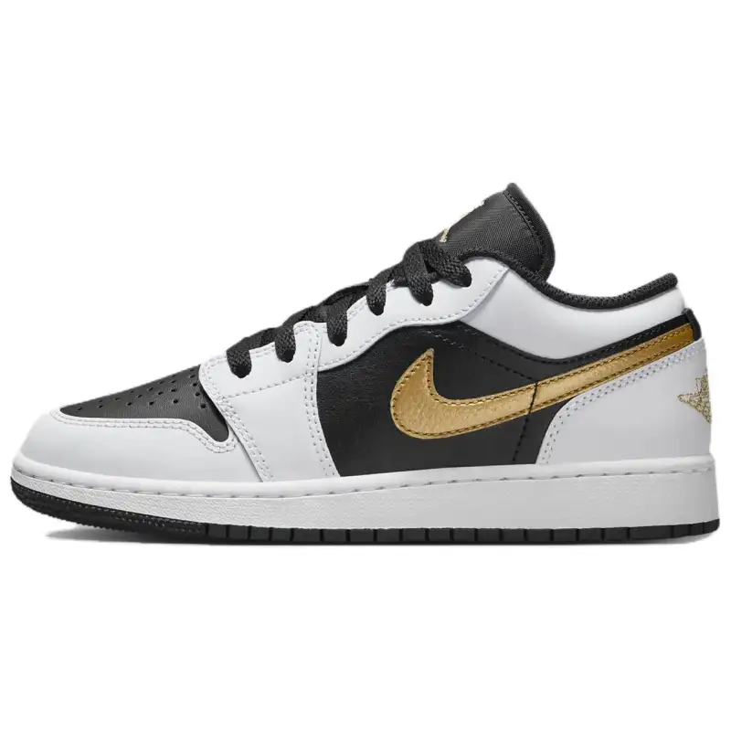 Air Jordan 1 Low Gold Swoosh GS