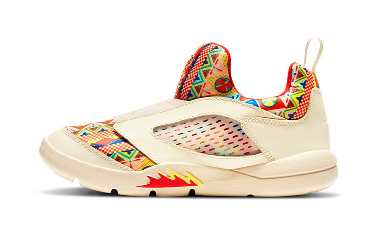 Кроссовки Jordan Air Jordan 5 Retro LTL Flex (бело-красные)