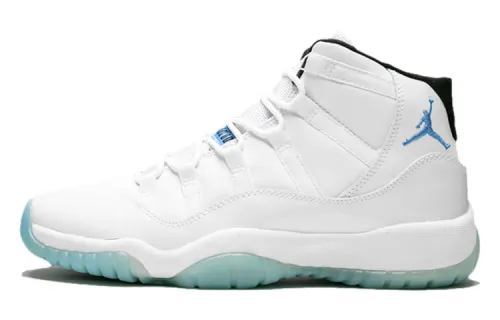 Jordan Air Jordan 11 Retro Legend Blue 2014 Comfortable Sports GS Anti-slip Shock Absorption Mid-top Basketball Shoes Legend Blue Same Style for Men and Women