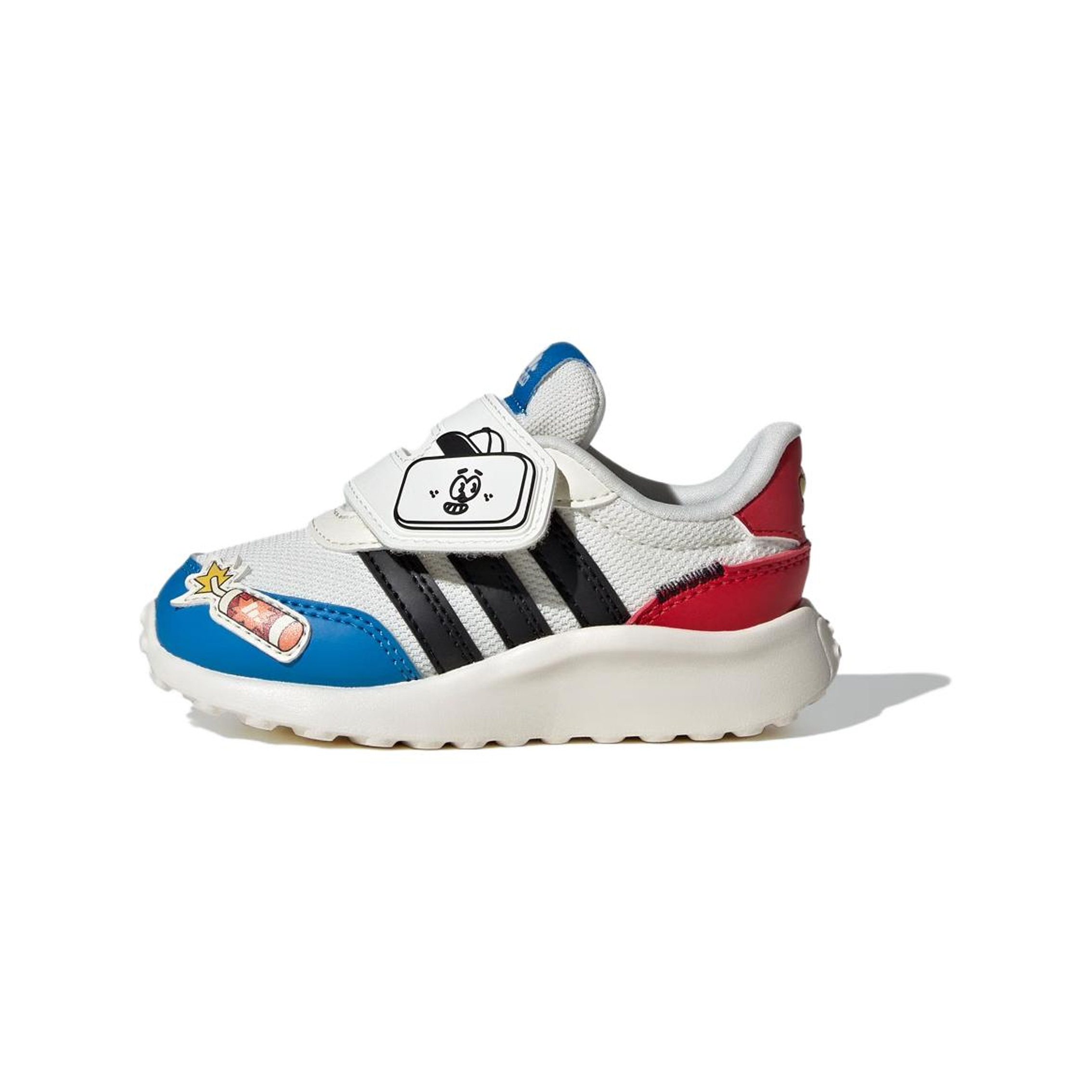 Кроссовки adidas neo Run 70S (бело-сине-красные)
