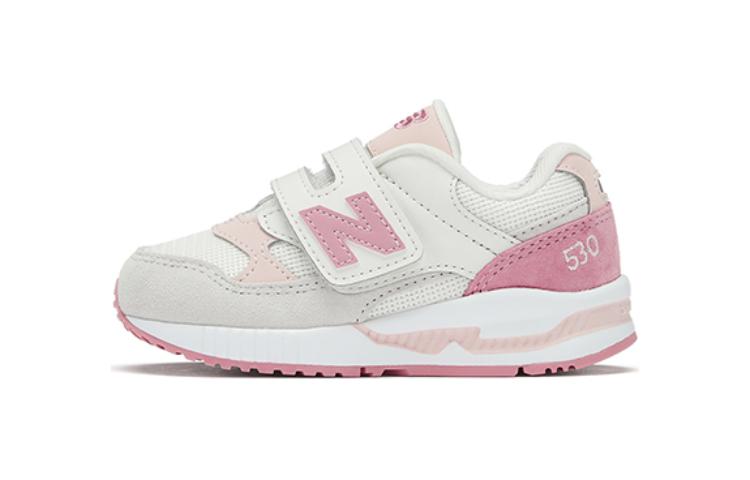 Кроссовки New Balance 530 (бело-розовые)