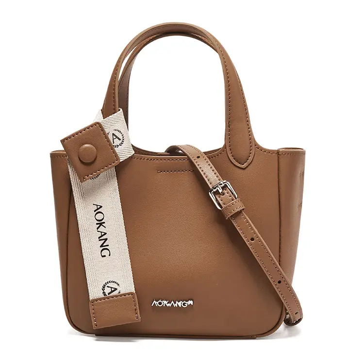 AOKANG Cow Leather Handbag Regular Women's Multicolor