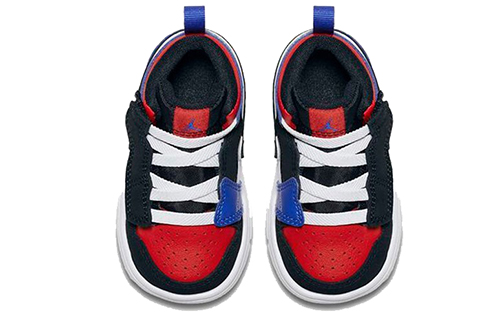 Детские кроссовки Jordan Air Jordan 1 Mid Alt (красно-синие) — фото 6