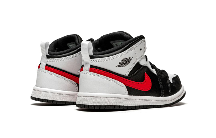 Детские кроссовки Jordan Air Jordan 1 Mid "Chile Red" 21044312 (красно-черные) — фото 5
