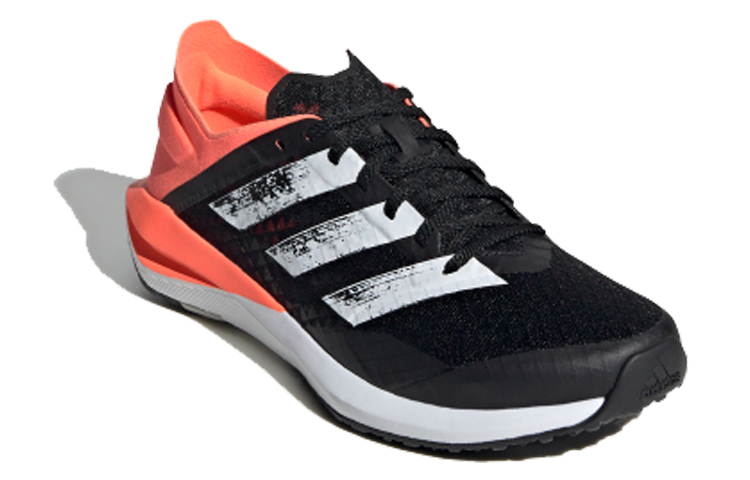 детские кроссовки adidas Rapidafaito Summer.Rdy J (черно-оранжевые) — фото 3