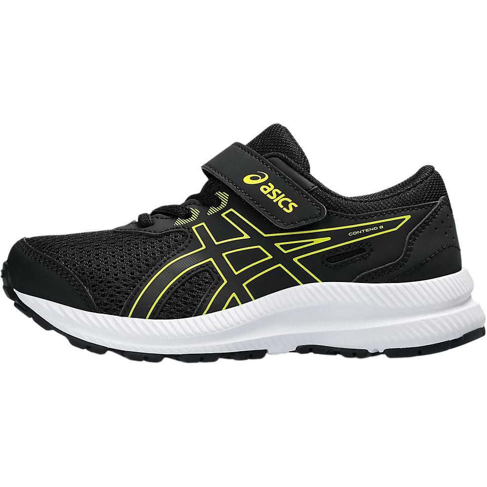 Детские кроссовки ASICS Gel-Contend 8 (черно-желтые)