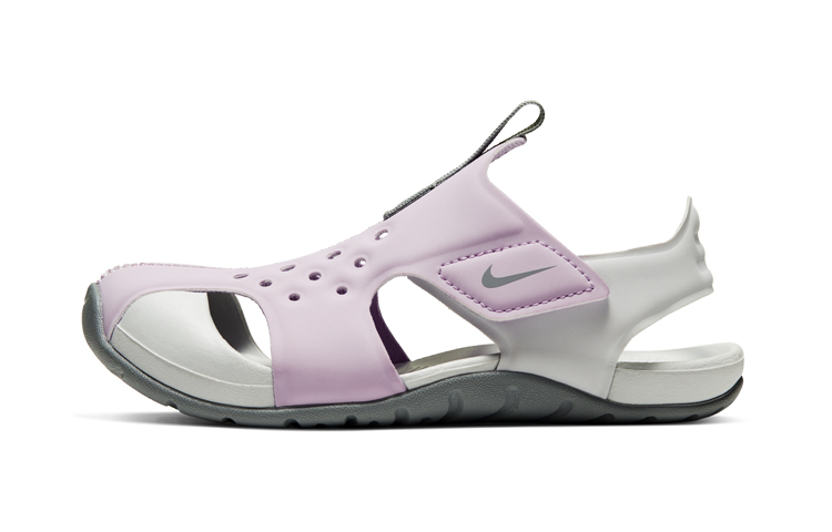 Детские сандалии Nike Sunray Protect 2 (пурпурно-серые)