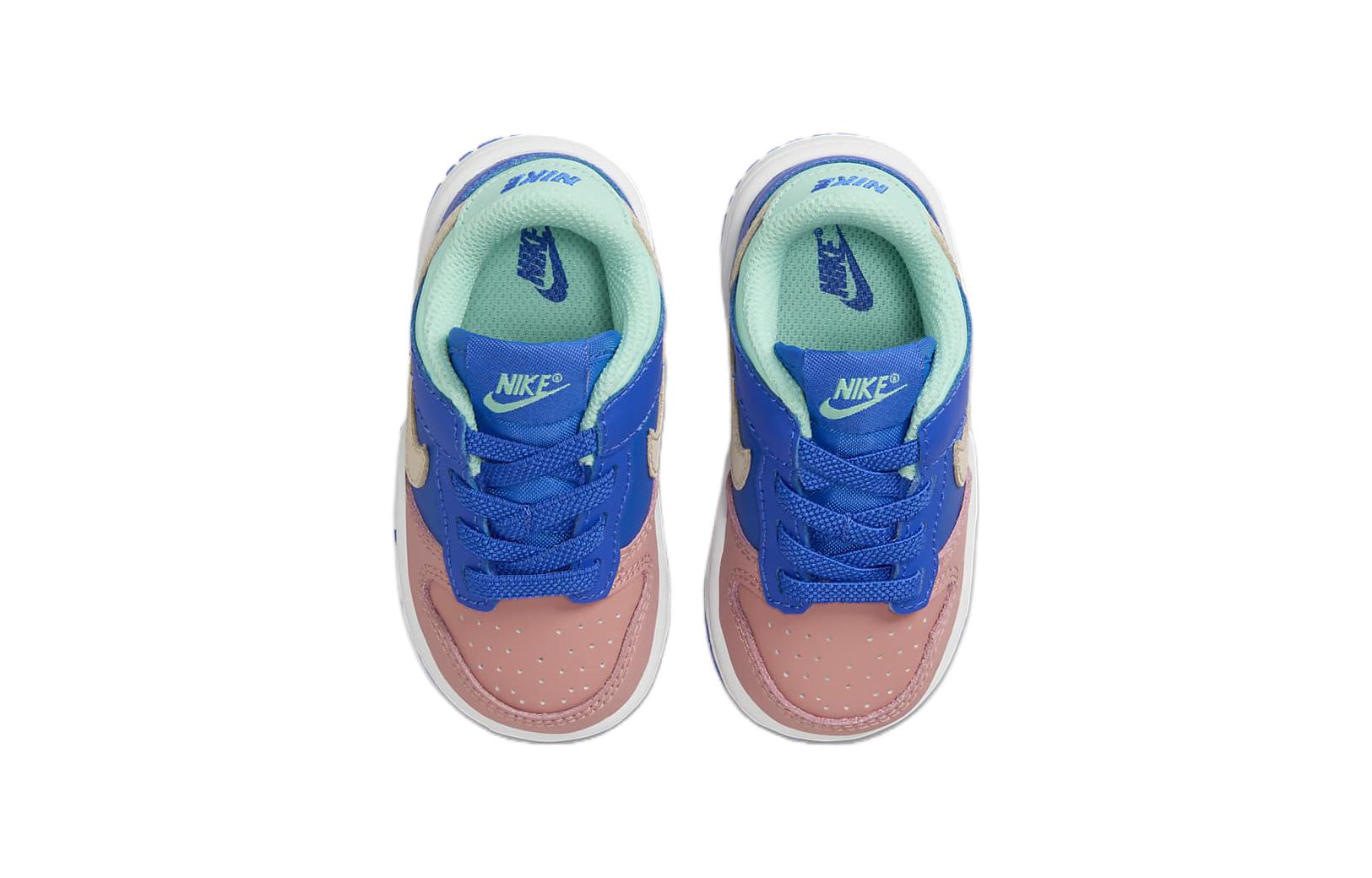 Детские кроссовки Nike Dunk (сине-розовые) — фото 6