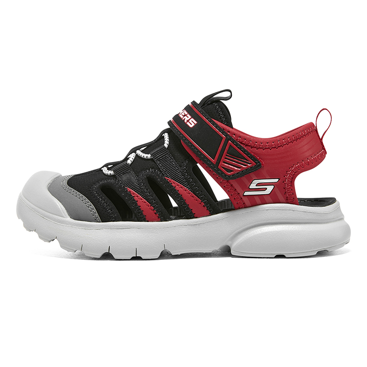 Сандалии Skechers (черно-красные)